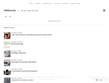 Tablet Screenshot of hashtag500words.com